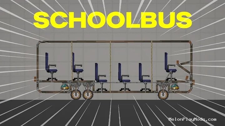 School Bus Mod for Melon playground