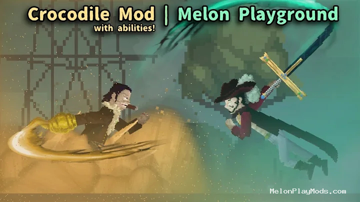 Crocodile From One Piece Mod for Melon playground