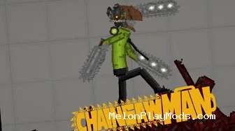 Functional ChainsawMan Mod for Melon playground
