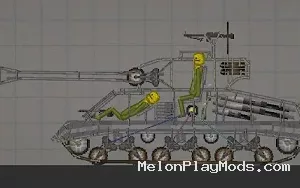 Fury Tank Mod for Melon playground