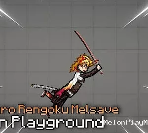 Kyojuro rengoku + Sword  Mod for Melon playground