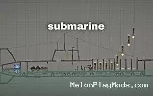 SUBMARINE with MISSILES Mod for Melon playground