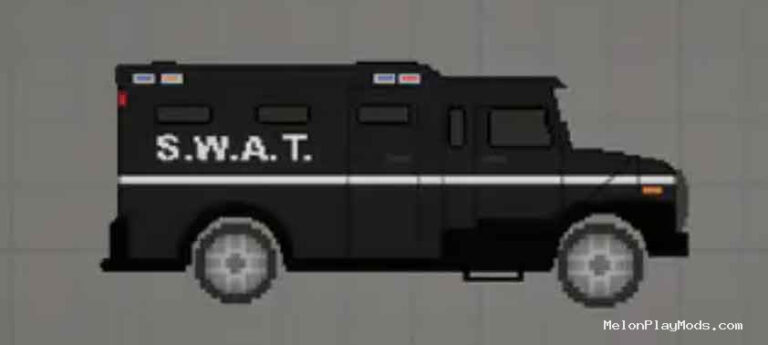 Special police van Mod for Melon playground