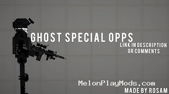 ghost special ops Mod for Melon playground