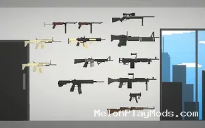 guns and map Mod for Melon playground