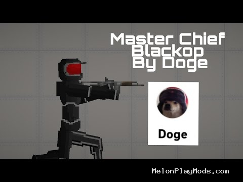 Master Chief Blackop By DogeMelon Playground Mod for Melon playground