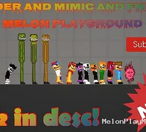 mimic by bellow star Mod for Melon playground