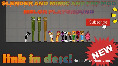 mimic by bellow star Mod for Melon playground
