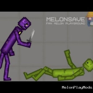 Purple Guy Mod From Fnaf Melon Playground Mod for Melon playground