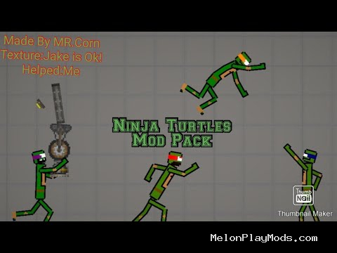 Ninja Turtles Mod for Melon playground