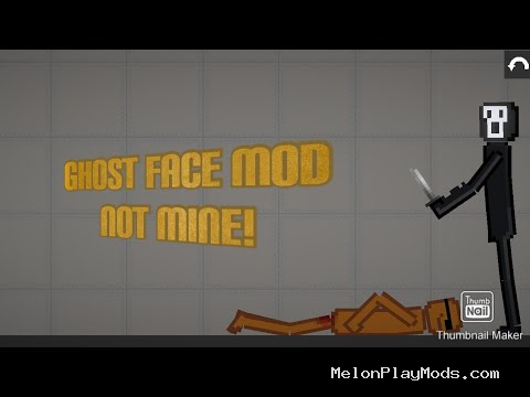 Ghost Face Mod for Melon playground