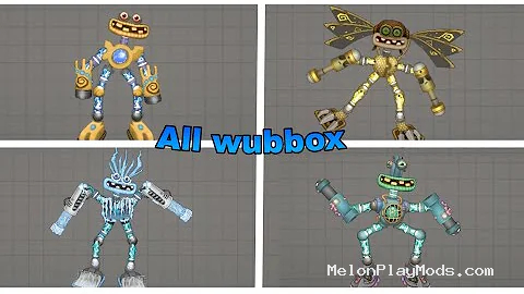 all wubbox Mod for Melon playground