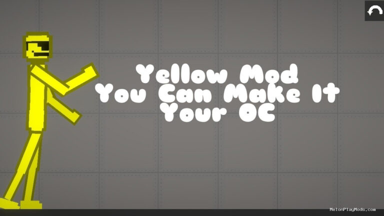 Yellow Mod Texture ColdWubbox Melon Playground Mod for Melon playground