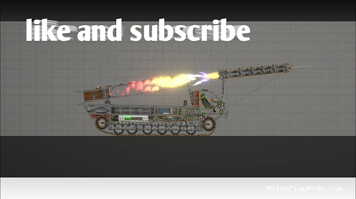 missile truck Mod for Melon playground
