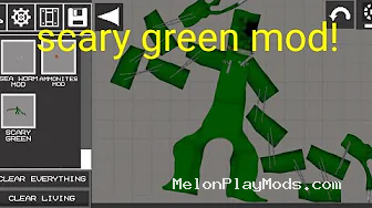 scary green Mod for Melon playground