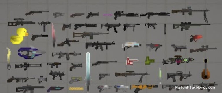 weapons pack Mod for Melon playground