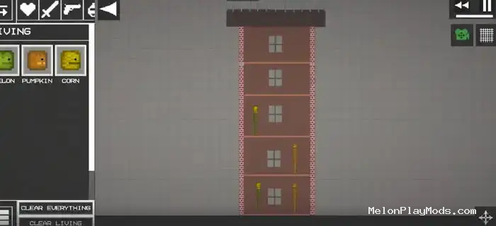 Melon five story building Mod for Melon playground