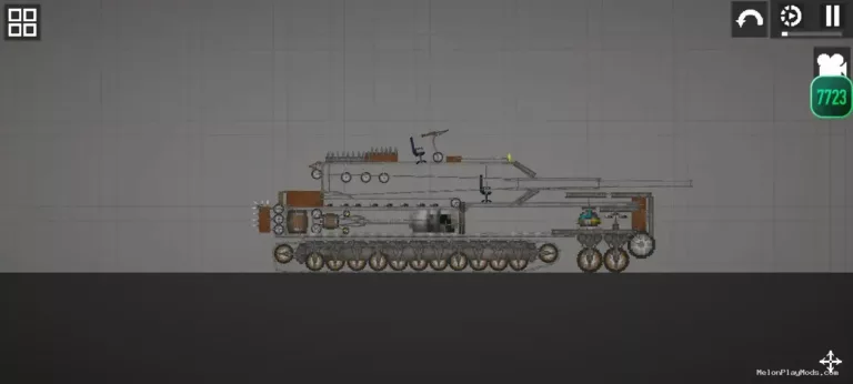 Tank fighting vehicle Mod for Melon playground