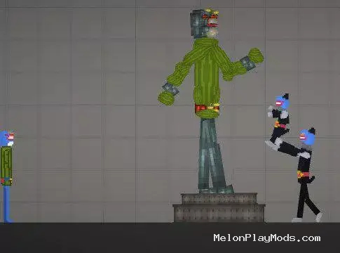 Statue of El Mod for Melon playground
