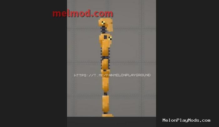 Crash test dummy Mod for Melon playground