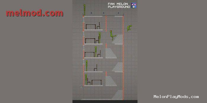 Multi-storey building Mod for Melon playground