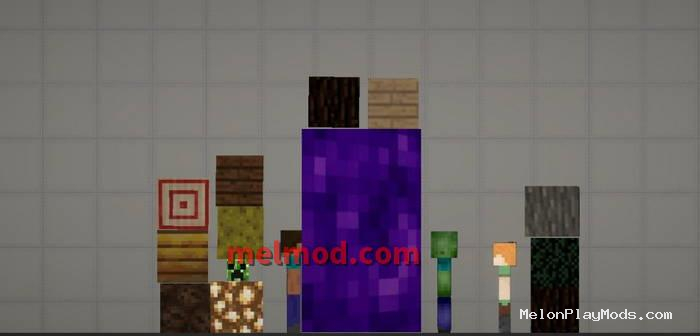 Pack of Minecraft blocks and other items Mod for Melon playground