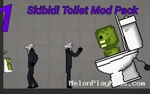 Skibidi Toilet v5 Part 1 Mod for Melon playground
