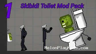 Skibidi Toilet v5 Part 1 Mod for Melon playground