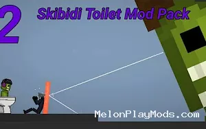 Skibidi Toilet v5 Part 2 Mod for Melon playground