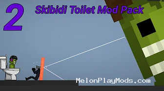 Skibidi Toilet v5 Part 2 Mod for Melon playground