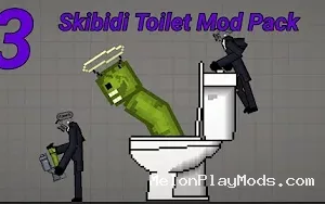 Skibidi Toilet v5 Part 3 Mod for Melon playground
