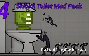 Skibidi Toilet v5 Part 4 Mod for Melon playground
