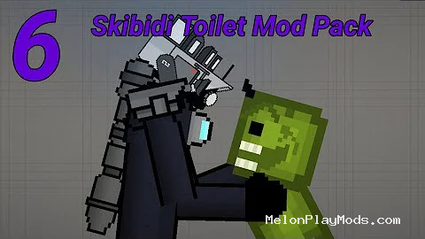 Skibidi Toilet v5 Part 6 Mod for Melon Playground