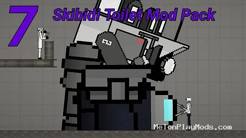 Skibidi Toilet v5 Part 7 Mod for Melon playground