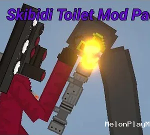 Skibidi Toilet v5 Part 8 Mod for Melon playground